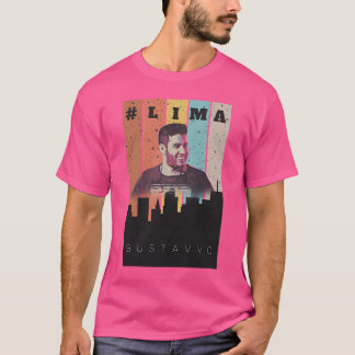Camiseta Cantor de Pop Lima brasileira