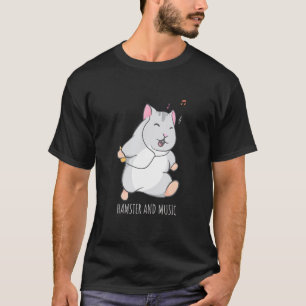 Camiseta Cantor de Roedores de Hamster Bonito Dizendo