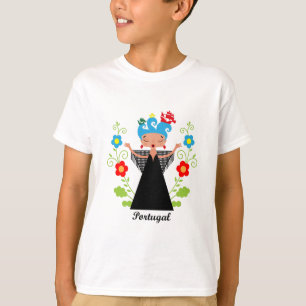 Camiseta Cantor português Fado com navios