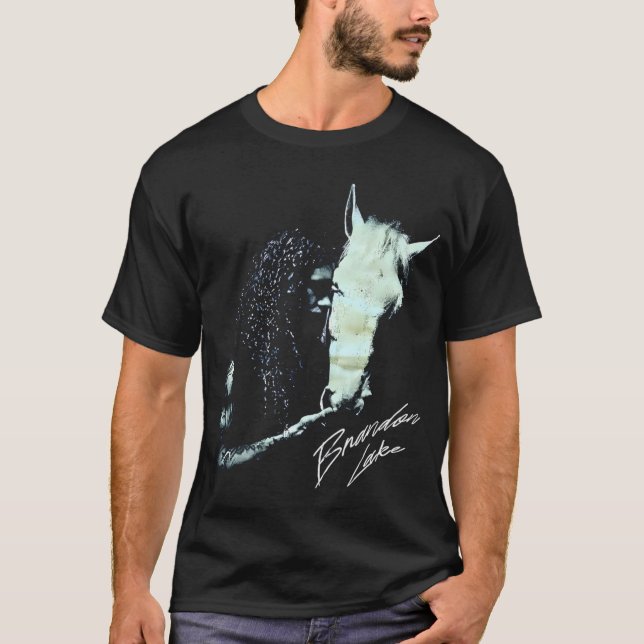 Camiseta Cantor Preto E Animal (Frente)