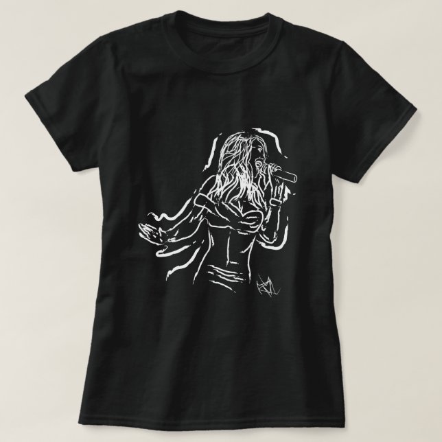Camiseta Cantora (Frente do Design)