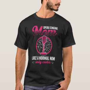 Camiseta Cantora Da Ópera Para A Música Tenor Vocalista
