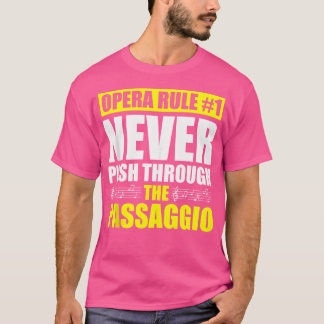 Camiseta Cantora Da Ópera Para A Música Tenor Vocalista