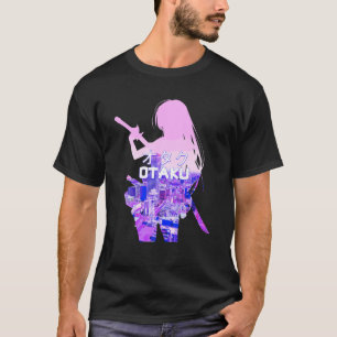 Camiseta Cantora de Menina de Animação Japonesa Japão Torre