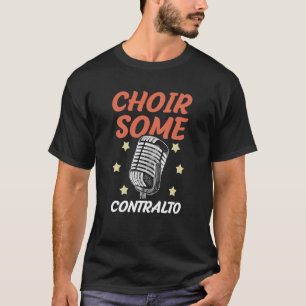 Camiseta Cantora de Ópera Contralto de Coro Musical Vocalis