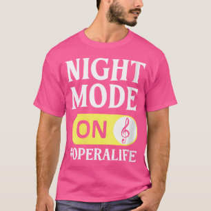 Camiseta Cantora de Ópera Vida Coral Música Teatro