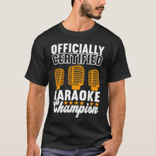 Camiseta Cantora Karaoke Champion