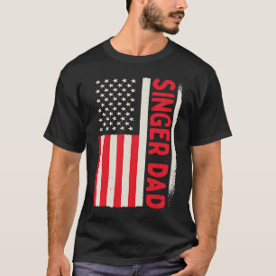 Camiseta Cantora Patriótica Opera Karaoke Singer Da
