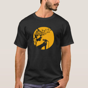 Camiseta Cantora Silhouette com Aves