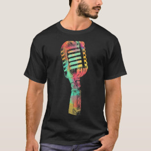 Camiseta Cantora Vocalista Men Women Colorful Studio Microp