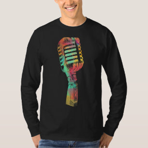 Camiseta Cantora Vocalista Men Women Colorful Studio Microp