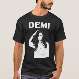 Camiseta Cantores De Música Com Amor Clássico De Demi Preto