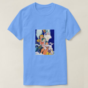 Camiseta Cantores de Natal Antigos sob as Estrelas