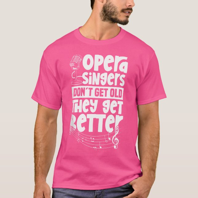 Camiseta Cantores de Ópera melhoram - Palco de ator T (Frente)