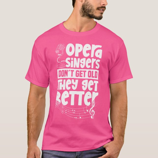 Camiseta Cantores de Ópera melhoram - Palco de ator T (Frente)