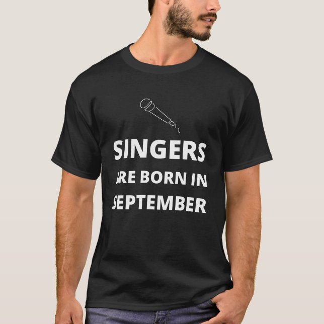 Camiseta Cantores são nasceres em setembro (Frente)