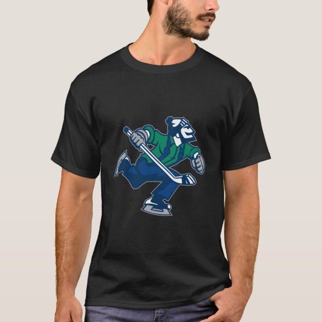Camiseta Canuck Hockey Skating Canada Para Equipe Do Canadá (Frente)