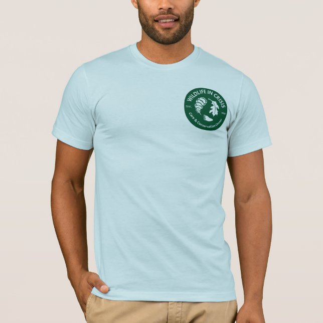 Camiseta Canvas Bella de uso masculino (Frente)