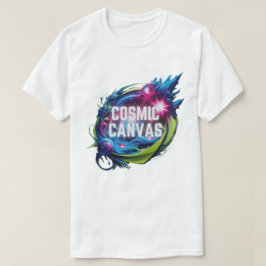 Camiseta Canvas cósmica - Tinta seus sonhos