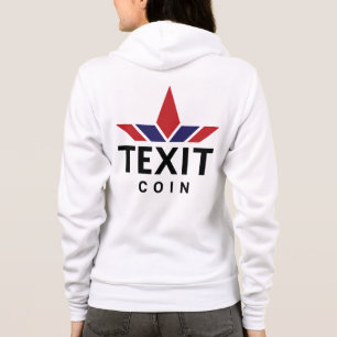 Camiseta Canvas de Moedas TeXit Hoodie Zipper