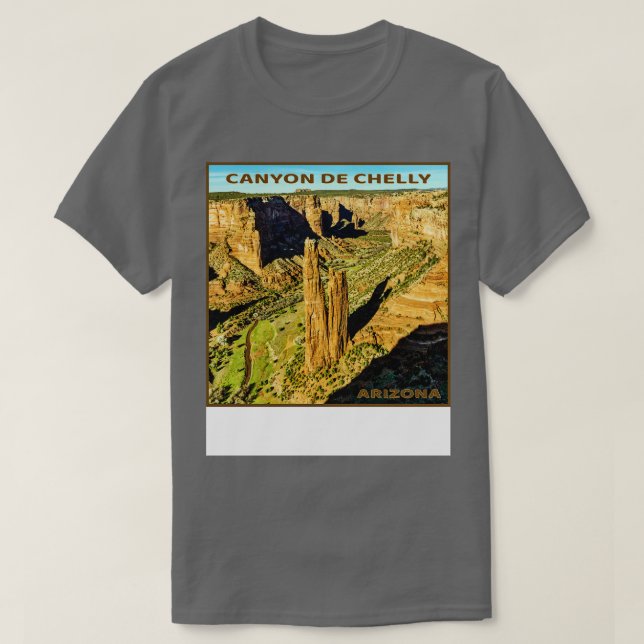 Camiseta Canyon de Chelly Spider Rock TSirt (Frente do Design)