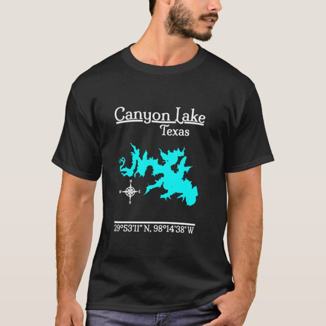Camiseta Canyon Lake Texas Long Sleeve T Shirt (Frente)