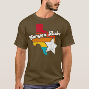 Camiseta Canyon Lake Texas Vintage angustiou Souvenir 1