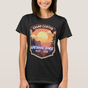 Camiseta Canyon Ridge Lodge Pôr do Sol Retrô Parque Naciona