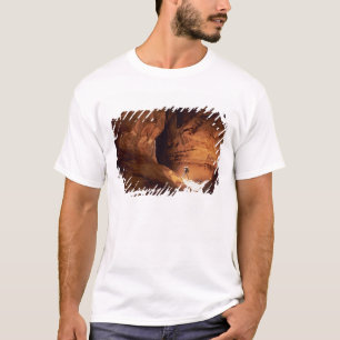 Camiseta Canyoneer iluminado nas profundezas de um desfilad