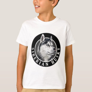 Camiseta Cão 002 do rouco Siberian