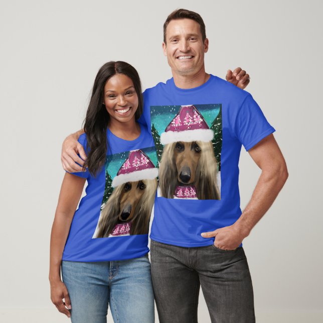 Camiseta Cão Afegão          (Unissex)