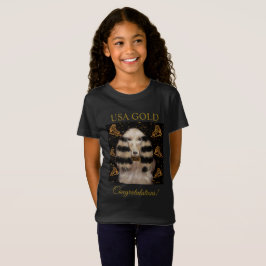 CAMISETA CÃO AFEGÃO OURO 