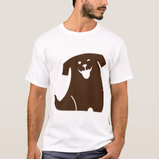 Camiseta cão alegre