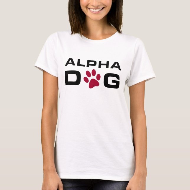 Camiseta Cão alfa (Frente)