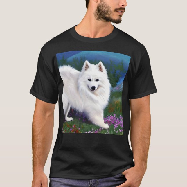 Camiseta Cão americano Eskimo (Frente)