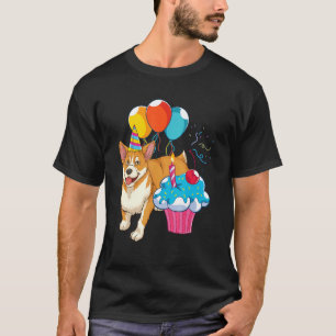 Camiseta Cão aniversário de criança Pet Animal Dog Cute Cor