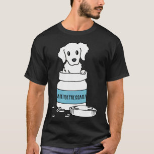 Camiseta Cão Antidepressivo Ouro Cão-Retriever