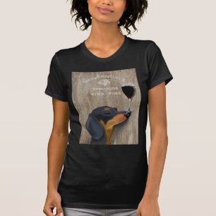 Camiseta Cão Au Vin Dachshund