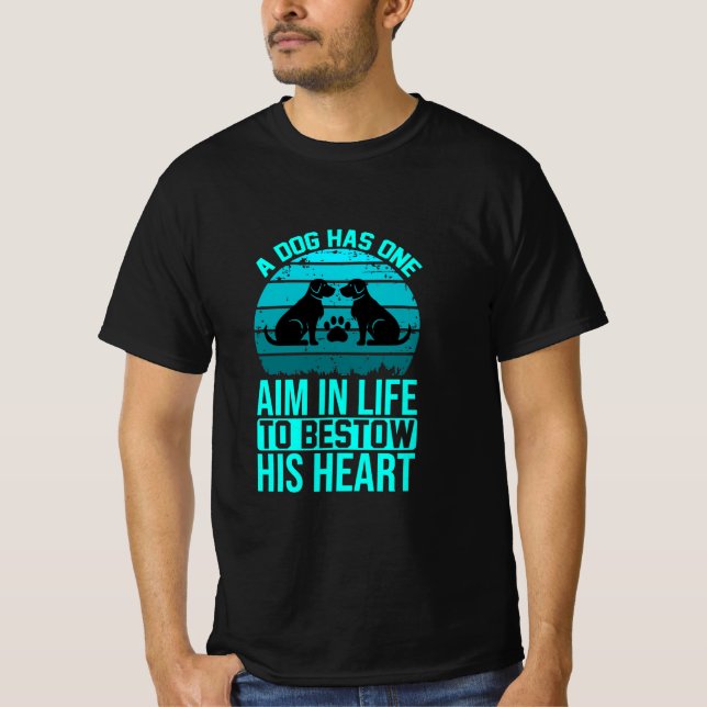 Camiseta Cão Bestow Seu Coração (Frente)