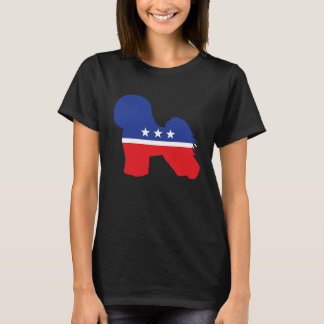 Camiseta Cão Bichon Frise Símbolo Político Mascote Eleitora
