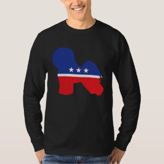 Camiseta Cão Bichon Frise Símbolo Político Mascote Eleitora