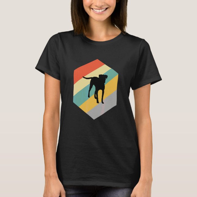 Camiseta Cão Black Mouth Cur (Frente)