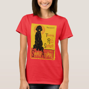 Camiseta Cão bonito do setter irlandês