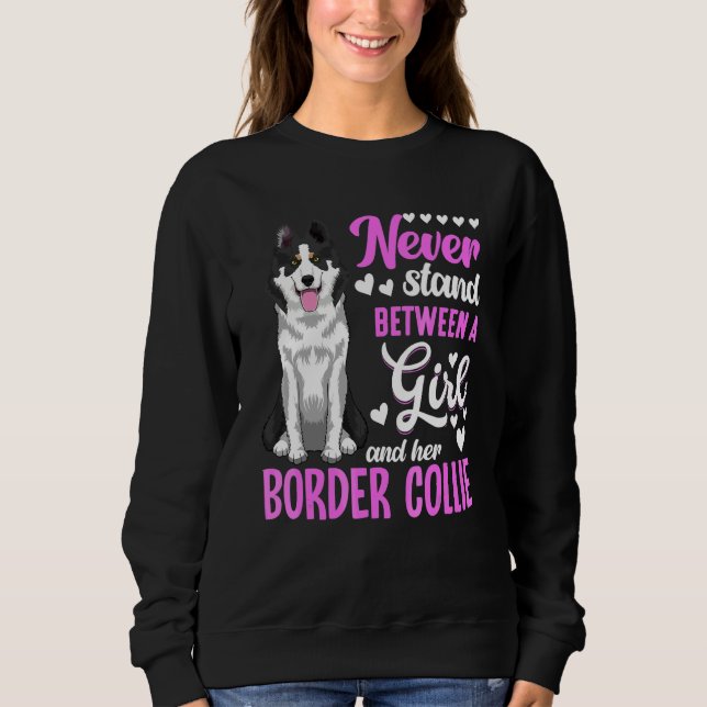 Camiseta Cão Border Collie Para Dono de Border Collie Para  (Frente)