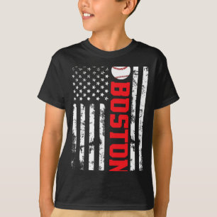 Camiseta Cão Boston Terrier Bandeira Americana 4 De Julho P