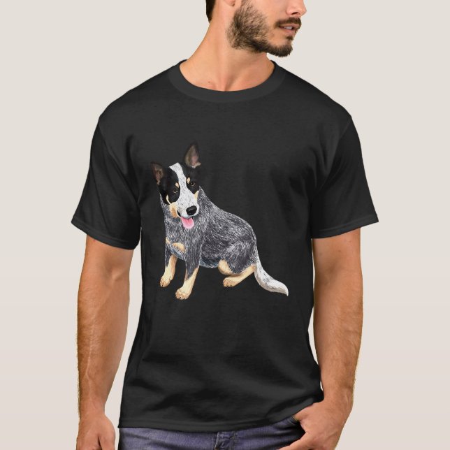 Camiseta Cão Bovino Australiano (Frente)