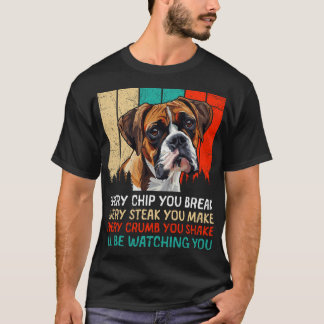 Camiseta Cão Boxer TODO CHIP QUE VOCÊ QUEBRA Boxer Alemão E