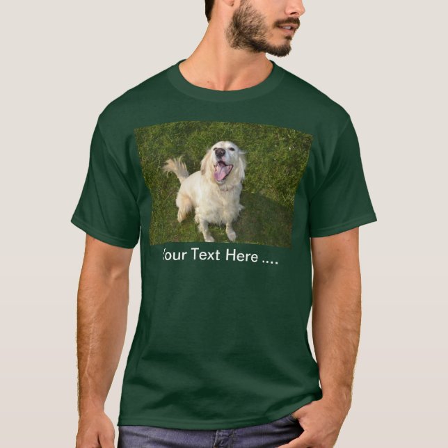 Camiseta Cão Branco (Frente)