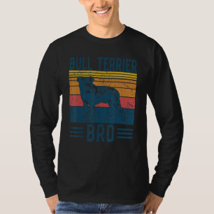 Camiseta Cão Bull Terrier Bro Vintage Bull Terrier Bb 1