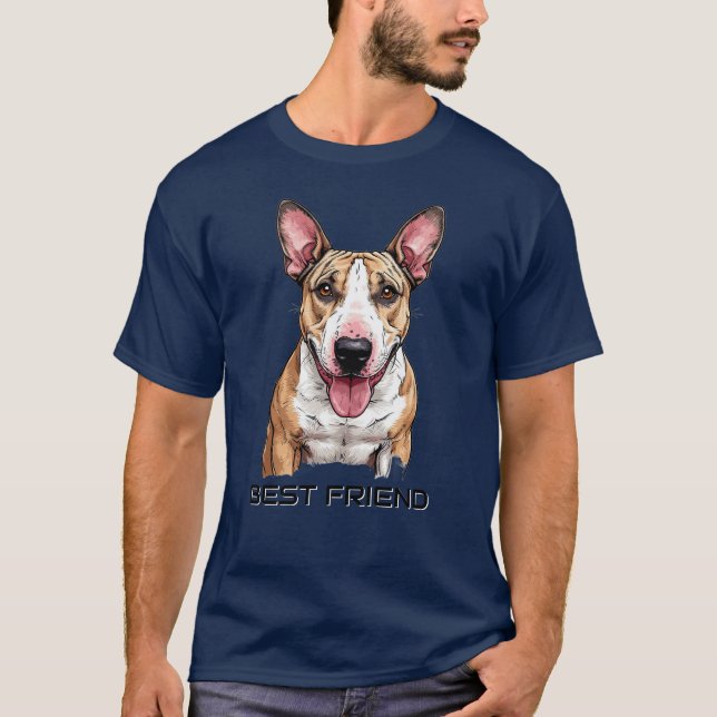 Camiseta Cão Bull Terrier Inglês (Frente)